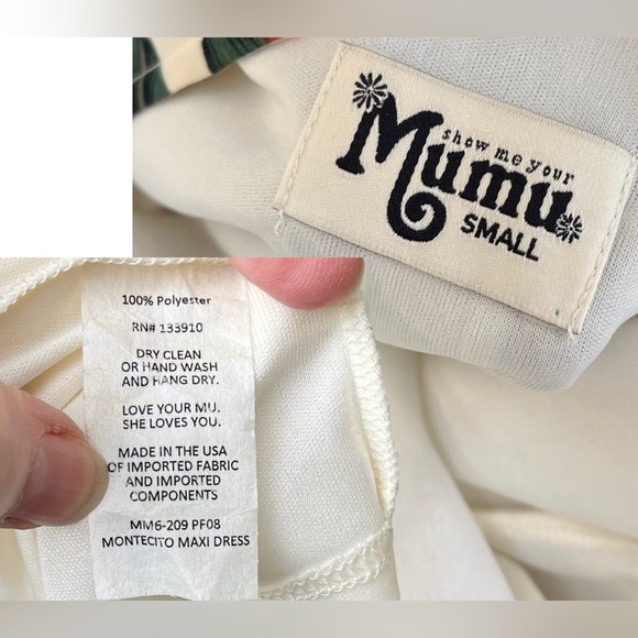 Show Me Your MuMu Montecito Paradise Found Maxi Dress Sz S - Picture 2 of 15